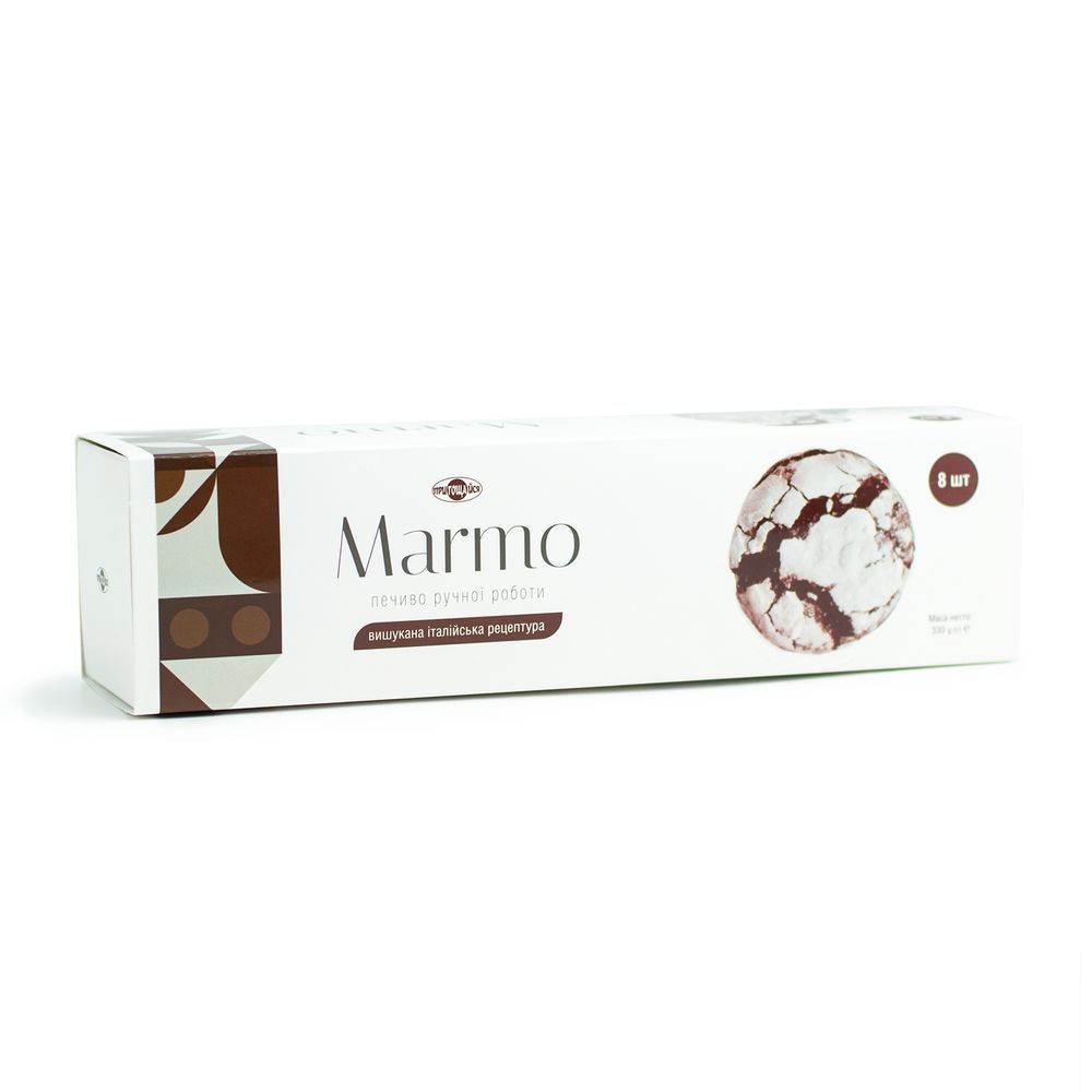 Печиво "Marmo" &ndash; Мармурове | Коробка 330 г