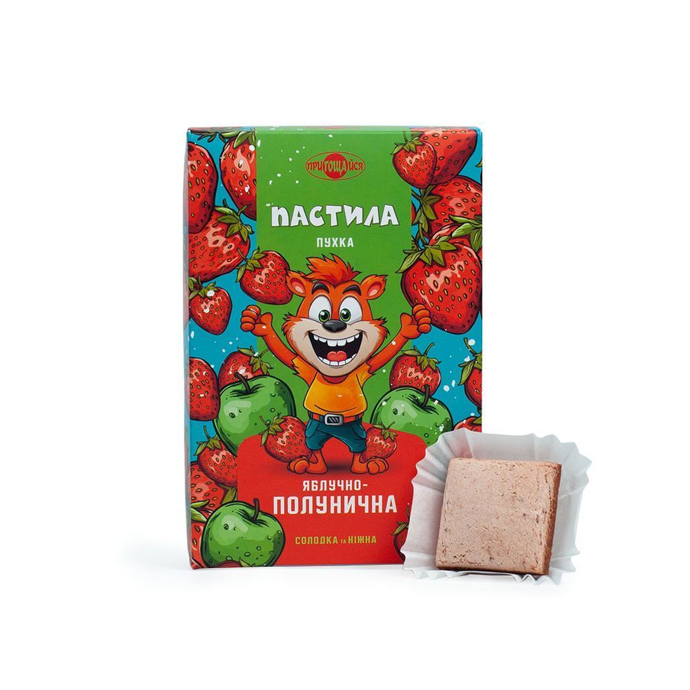 Пастила пухка яблучно-полунична 80 г