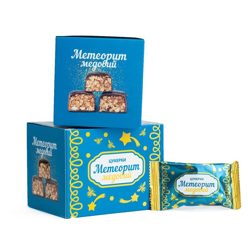Цукерки Метеорит Медовий у коробочці 270г
