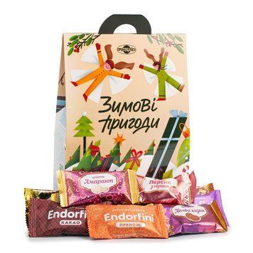 Цукерки в коробці "Зимові пригоди" &ndash; 500 г